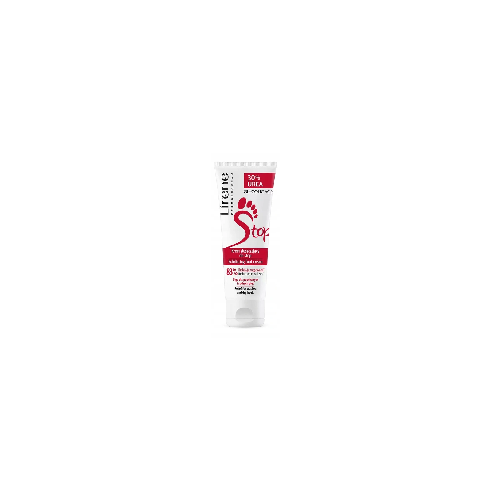 LIRENE Stop krem do stóp złuszczający 30% Urea 75ml