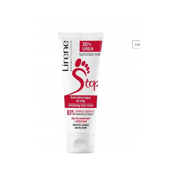 LIRENE Stop krem do stóp złuszczający 30% Urea 75ml