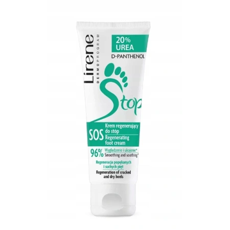 LIRENE Stop krem do stóp SOS regenerujący 20% Urea 75ml