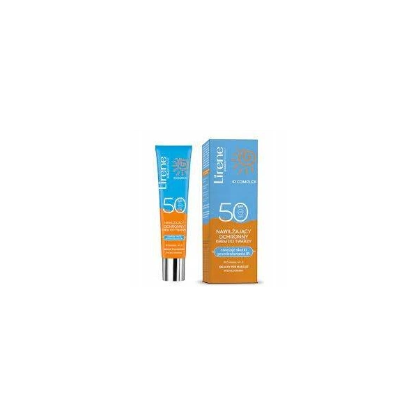 LIRENE Sun krem do twarzy nawilżający ochronny SPF50 IR Complex 40ml