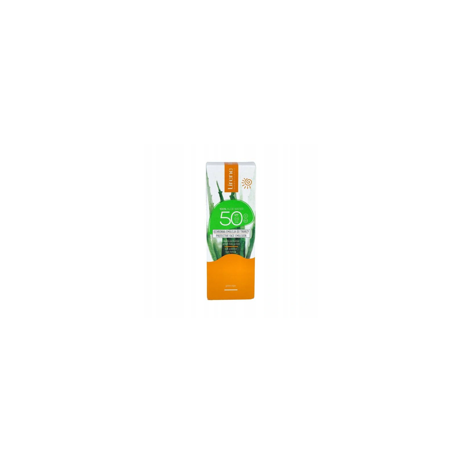 LIRENE Sun ochronna emulsja do twarzy nawilżająca SPF50, Aloes WTP 50ml