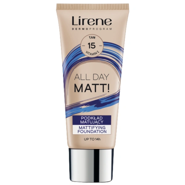 LIRENE Nature Matt fluid matujący 15 Opalony 30ml