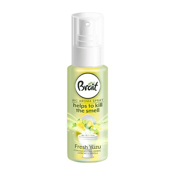 BRAIT WC Aroma Spray Fresh Yuzu neutralizator zapachów do toalety 60ml