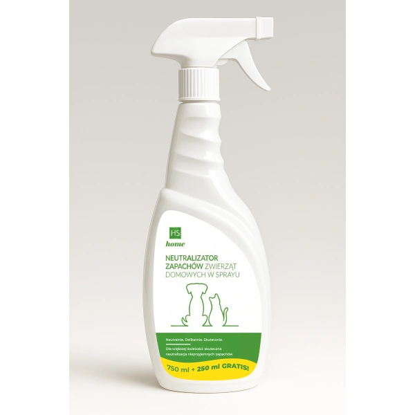 HISKIN Home neutralizator zapachów zwierząt domowych w sprayu 750+250ml
