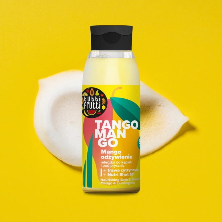 FARMONA Tutti Frutti mleczko do kąpieli i pod prysznic Mango i Trawa Cytrynowa 400ml