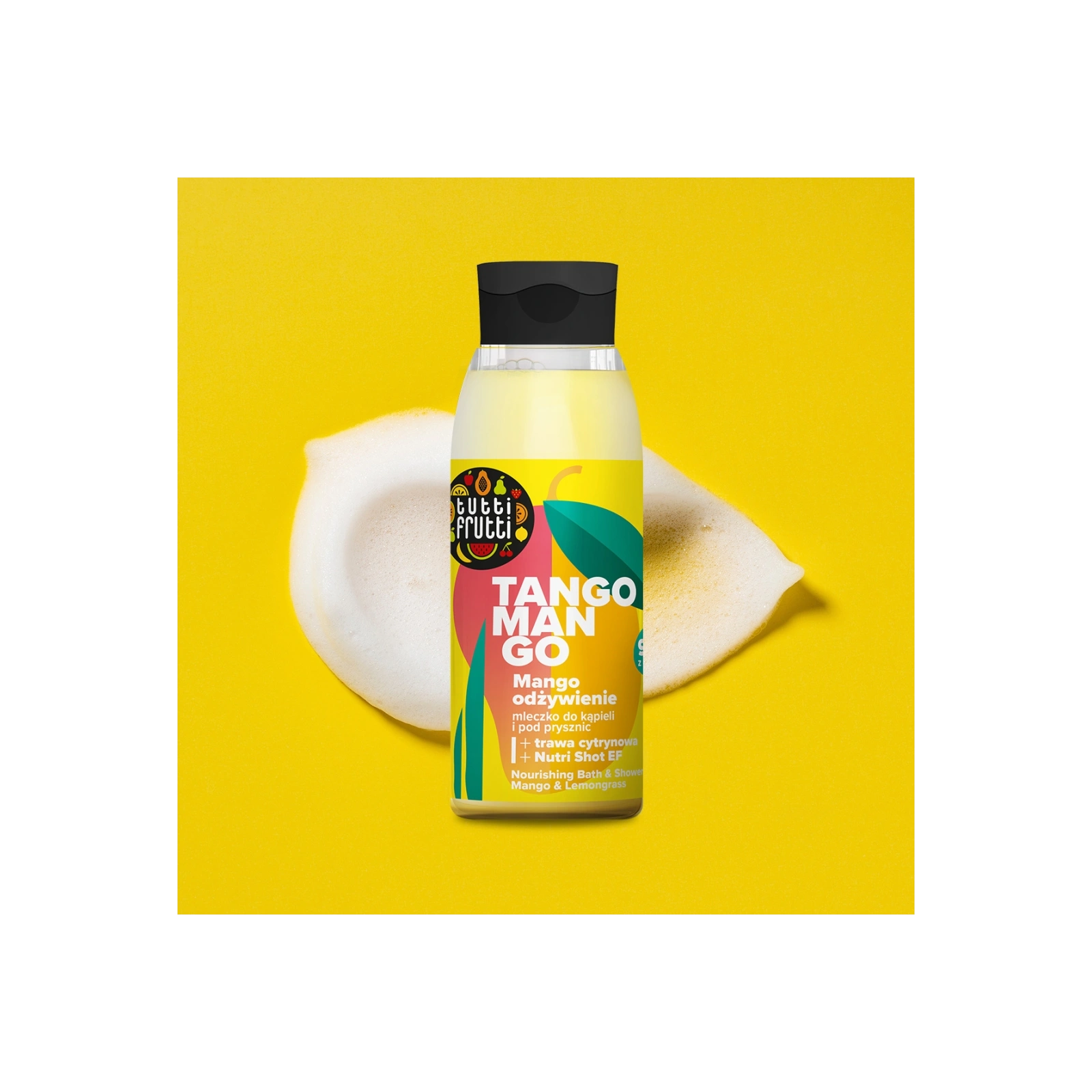 FARMONA Tutti Frutti mleczko do kąpieli i pod prysznic Mango i Trawa Cytrynowa 400ml