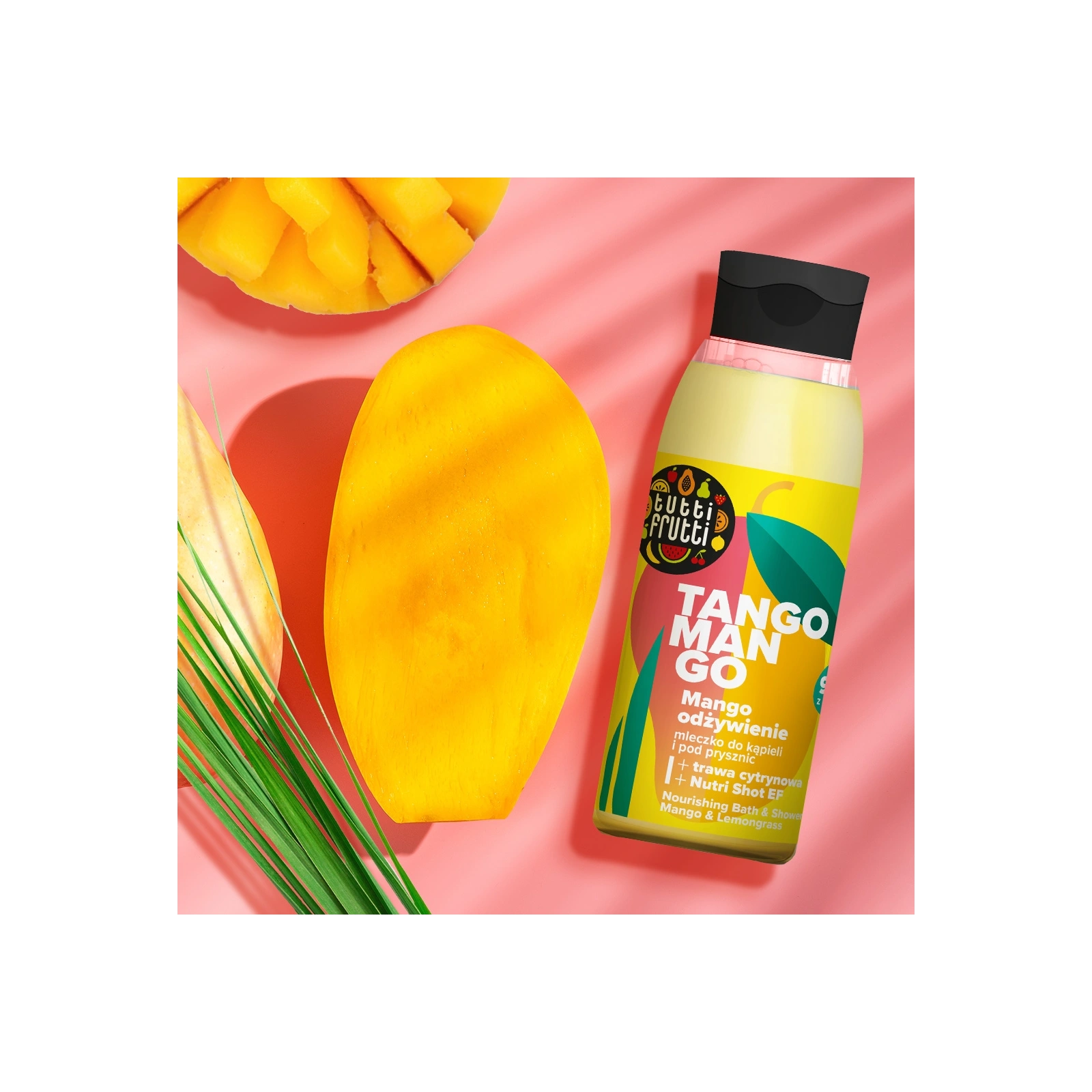 FARMONA Tutti Frutti mleczko do kąpieli i pod prysznic Mango i Trawa Cytrynowa 400ml