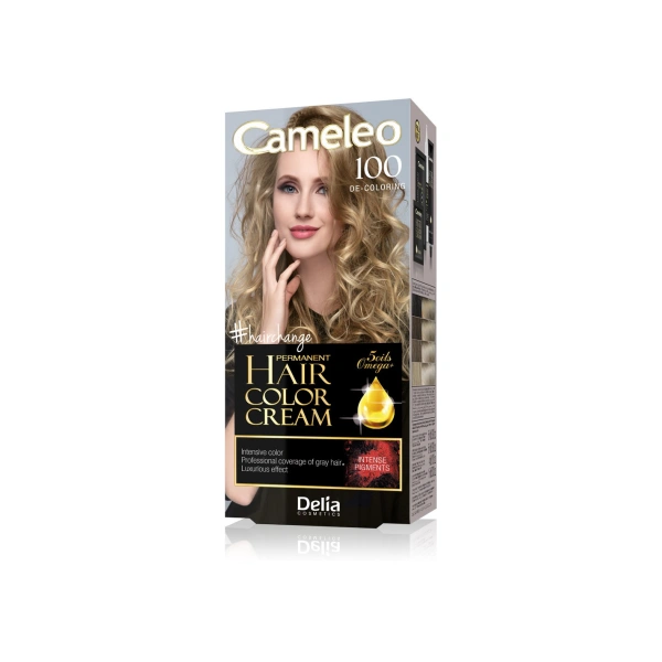 DELIA Cameleo farba do włosów permanentna 100 Dekoloryzator Omega+