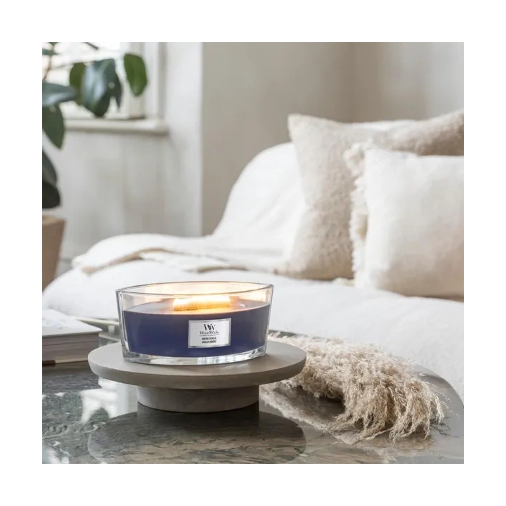 WOODWICK Core Hearthwick świeca w słoiku elipsa HINOKI DAHLIA 453g