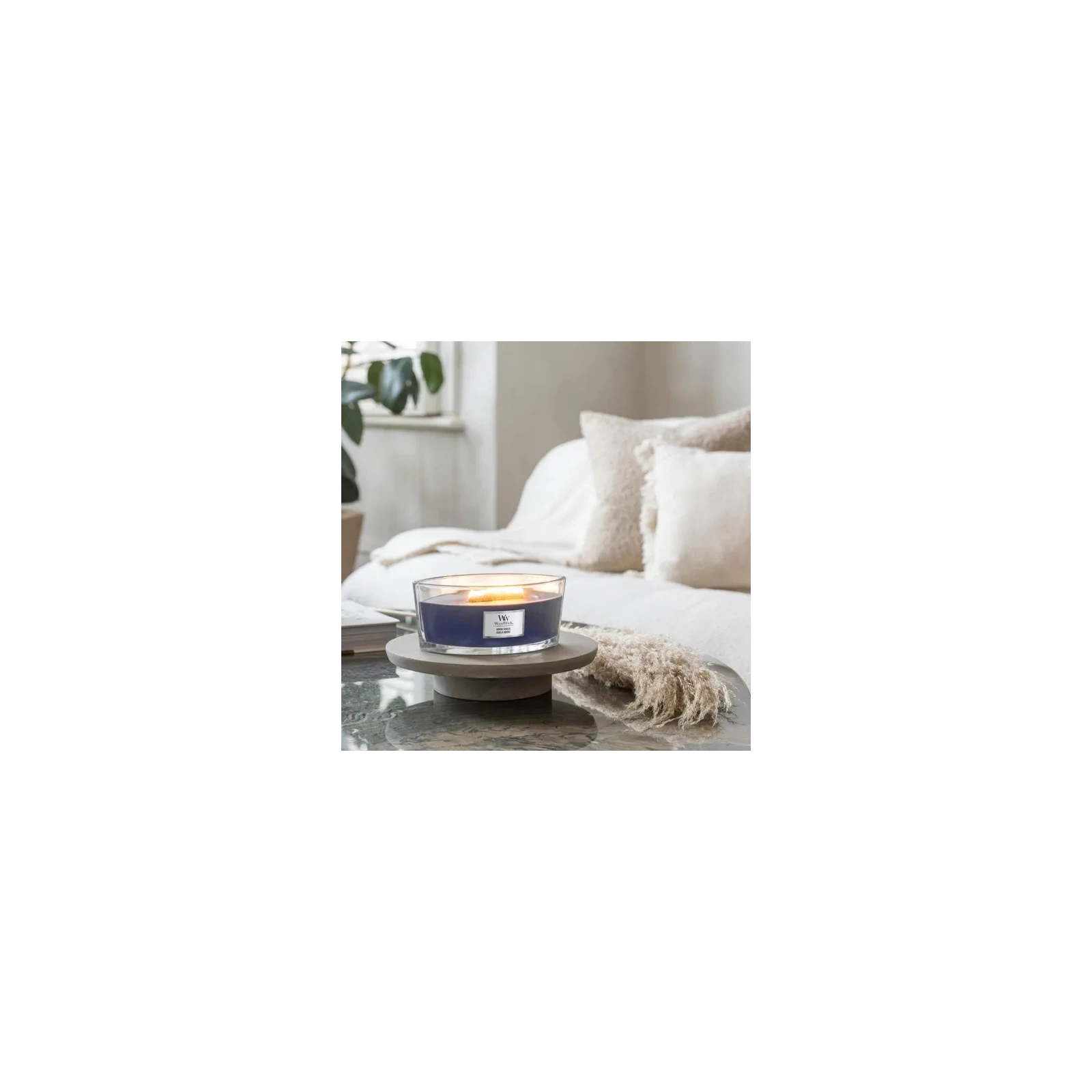 WOODWICK Core Hearthwick świeca w słoiku elipsa HINOKI DAHLIA 453g