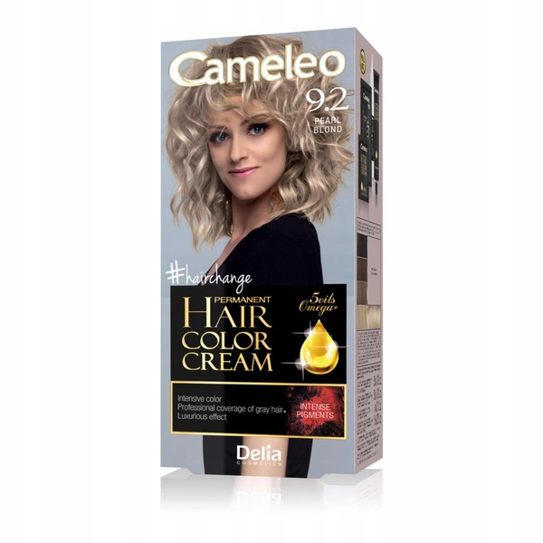 DELIA Cameleo farba do włosów permanentna 9.2 Pearl Blond Omega+