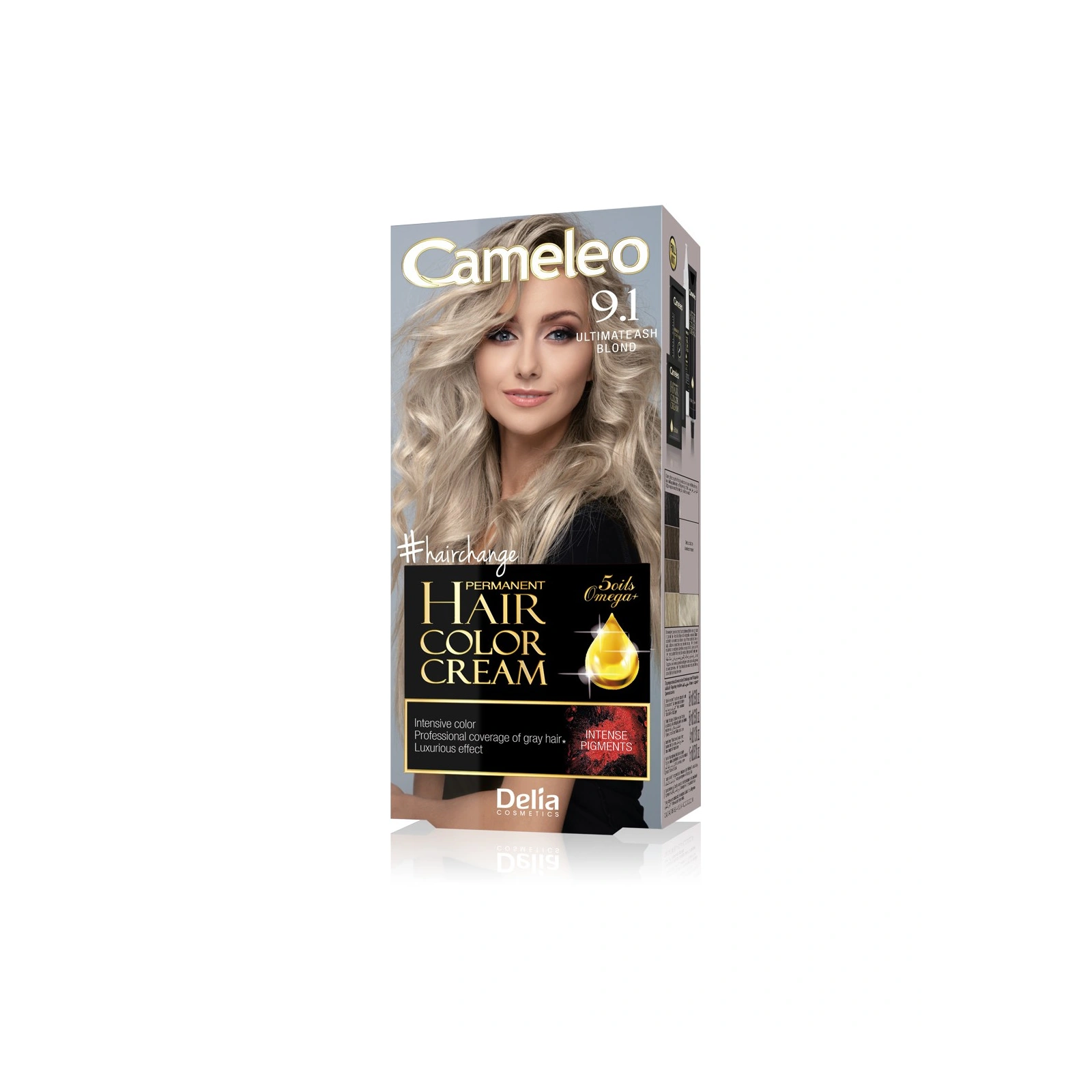 DELIA Cameleo farba do włosów permanentna 9.1 Ultimate Ash Blond Omega+