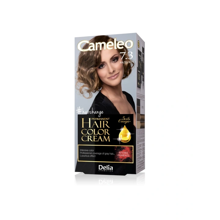 DELIA Cameleo farba do włosów permanentna 7.3 Hazelnut Omega+