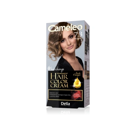 DELIA Cameleo farba do włosów permanentna 7.3 Hazelnut Omega+