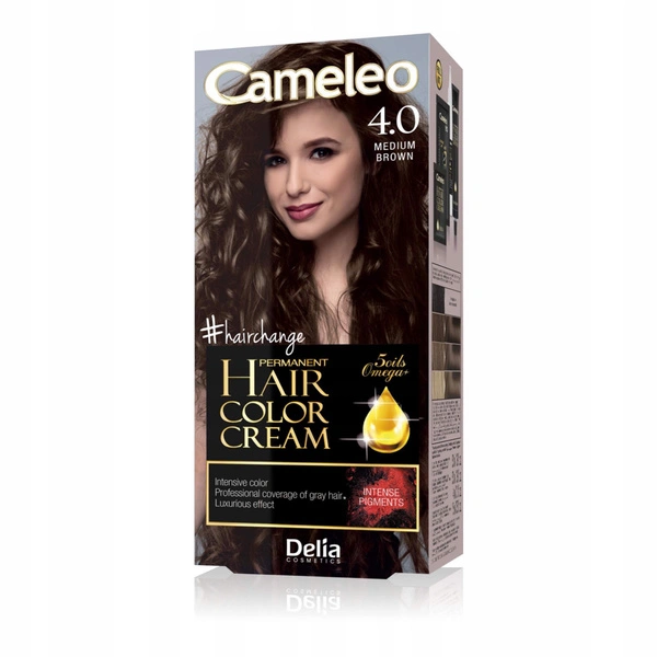 DELIA Cameleo farba do włosów permanentna 4.0 Medium Brown Omega+