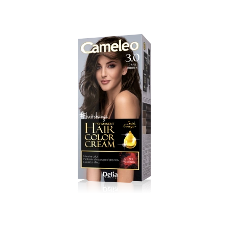 DELIA Cameleo farba do włosów permanentna 3.0 Dark Brown Omega+