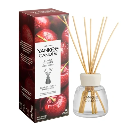 YANKEE CANDLE dyfuzor zapachowy z patyczkami BLACK CHERRY 100ml