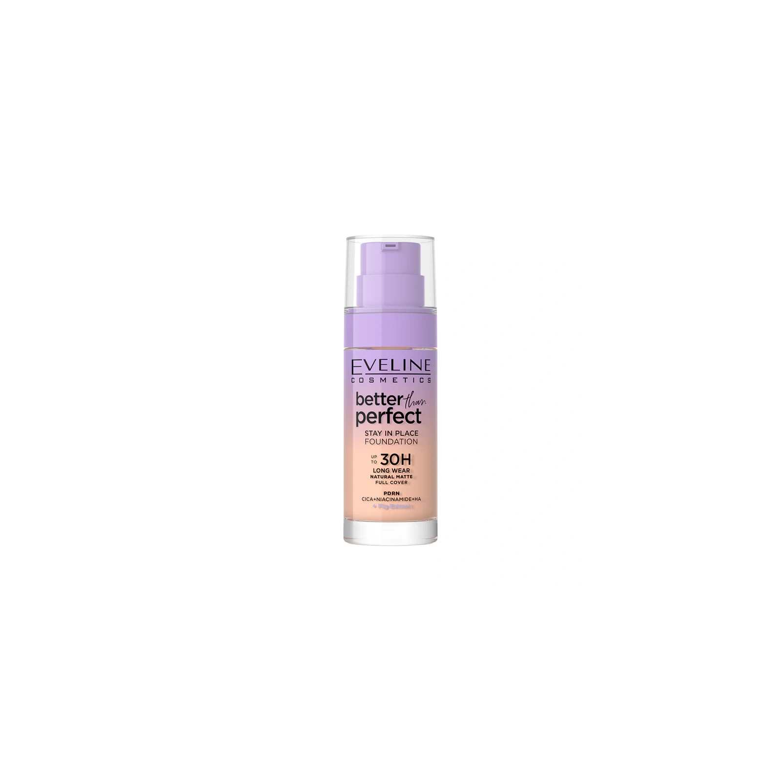 EVELINE Better Than Perfect długotrwały podkład do twarzy matujący 02 Natural Nude 30ml