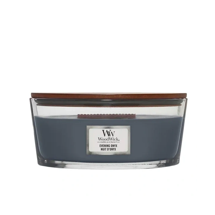 WOODWICK Core Hearthwick świeca w słoiku elipsa EVENING ONYX 453g
