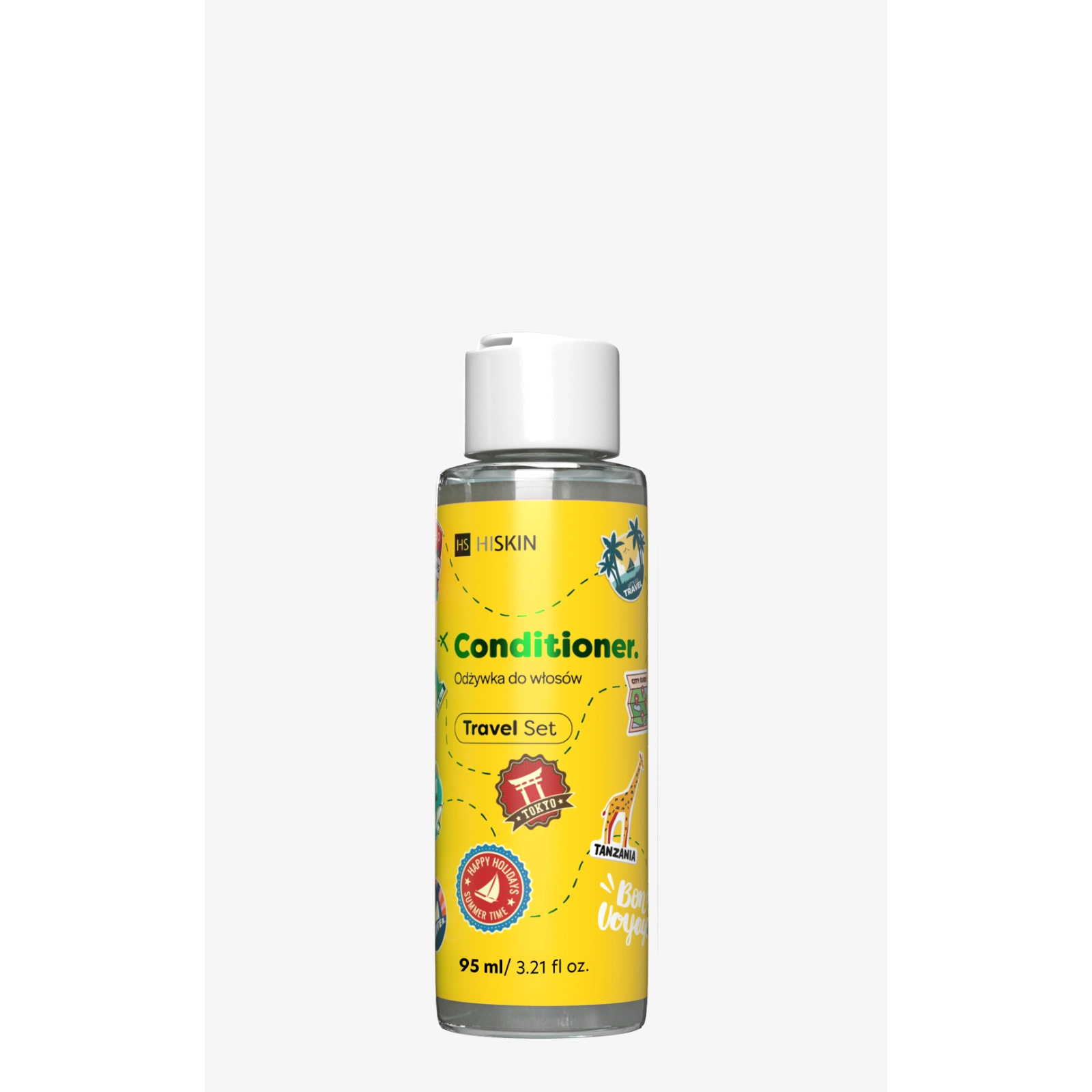 HISKIN Travel Set podróżna odżywka do włosów Wygładzająca 95ml