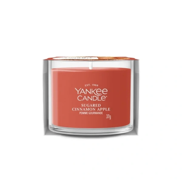 YANKEE CANDLE Signature Sugared Cinnamon Apple mini świeca zapachowa 37g