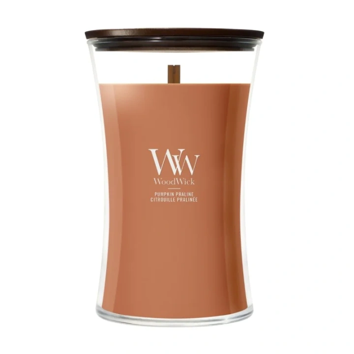 WOODWICK Pumpkin Praline duża świeca zapachowa 610g