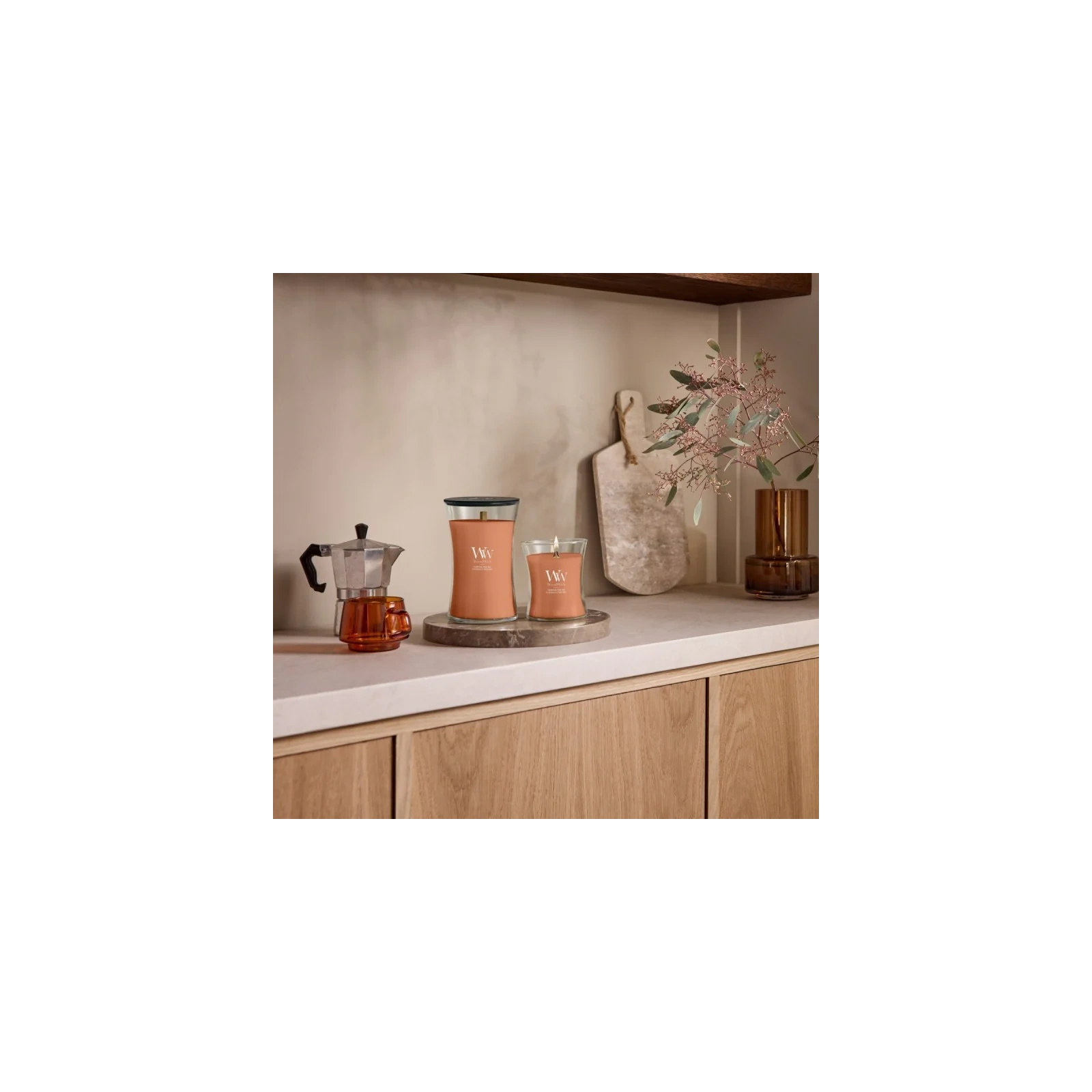 WOODWICK Pumpkin Praline duża świeca zapachowa 610g