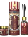 HISKIN Karuzela zestaw dyfuzor 80ml + świeca 100ml Świąteczny Grzaniec