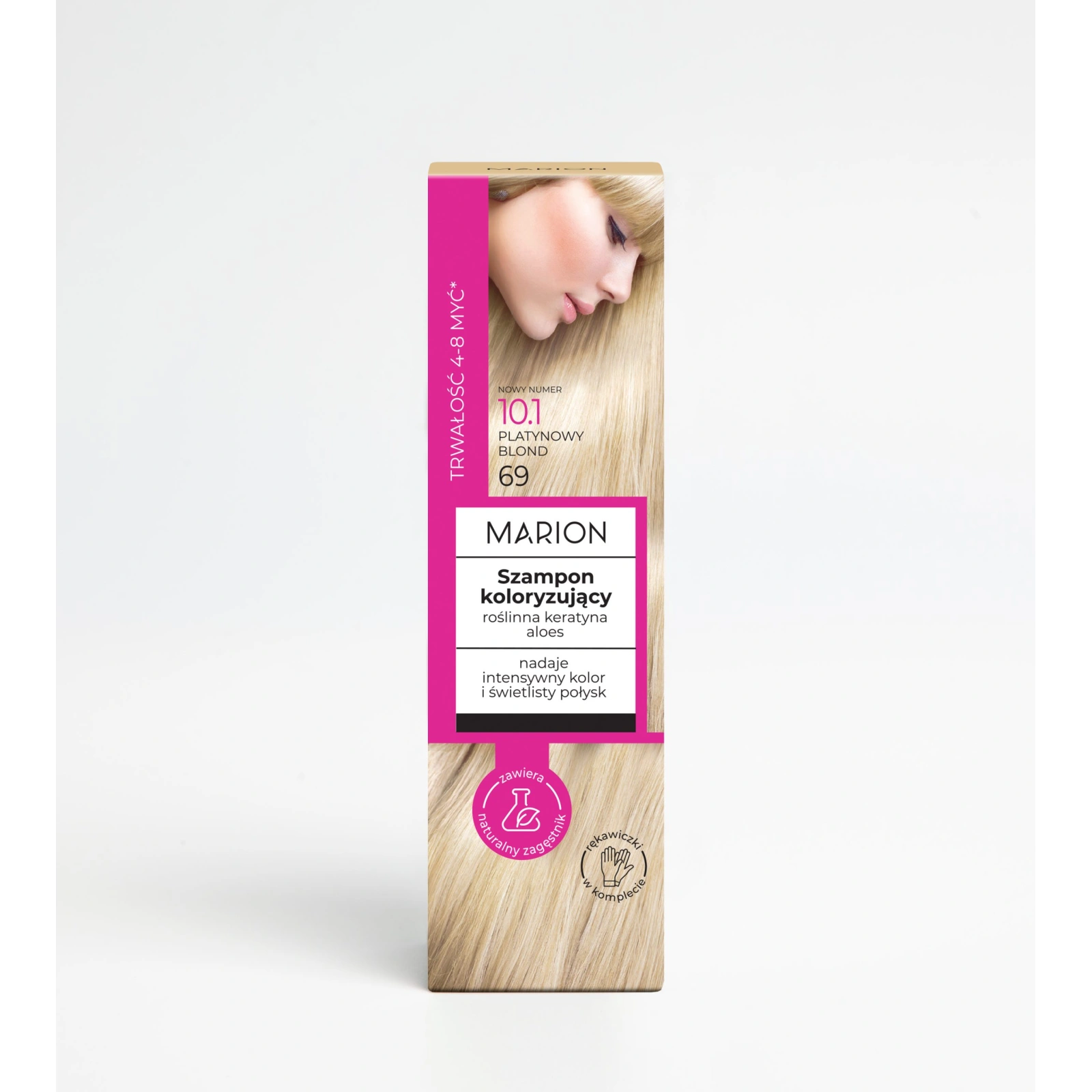 MARION szampon koloryzujący do włosów 10.1 Platynowy Blond 100ml
