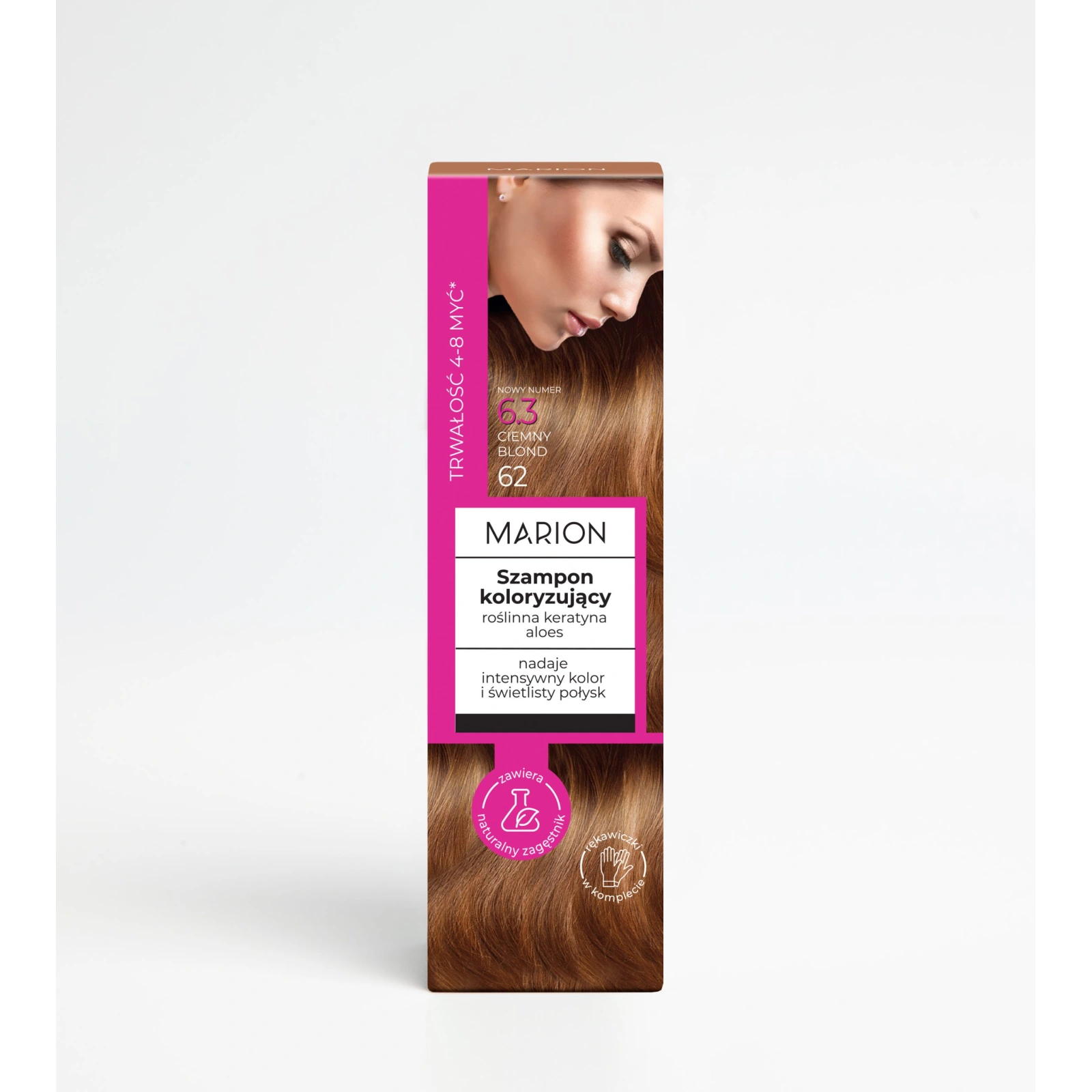 MARION szampon koloryzujący do włosów 6.3 Ciemny Blond 100ml
