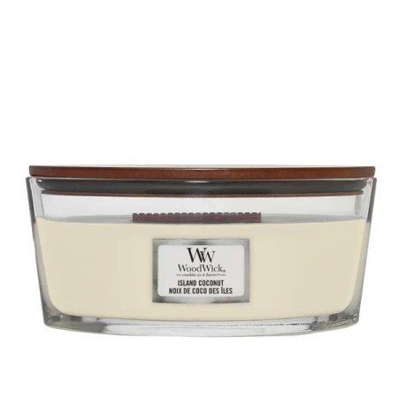 WOODWICK Core Hearthwick świeca w słoiku elipsa ISLAND COCONUT 453g