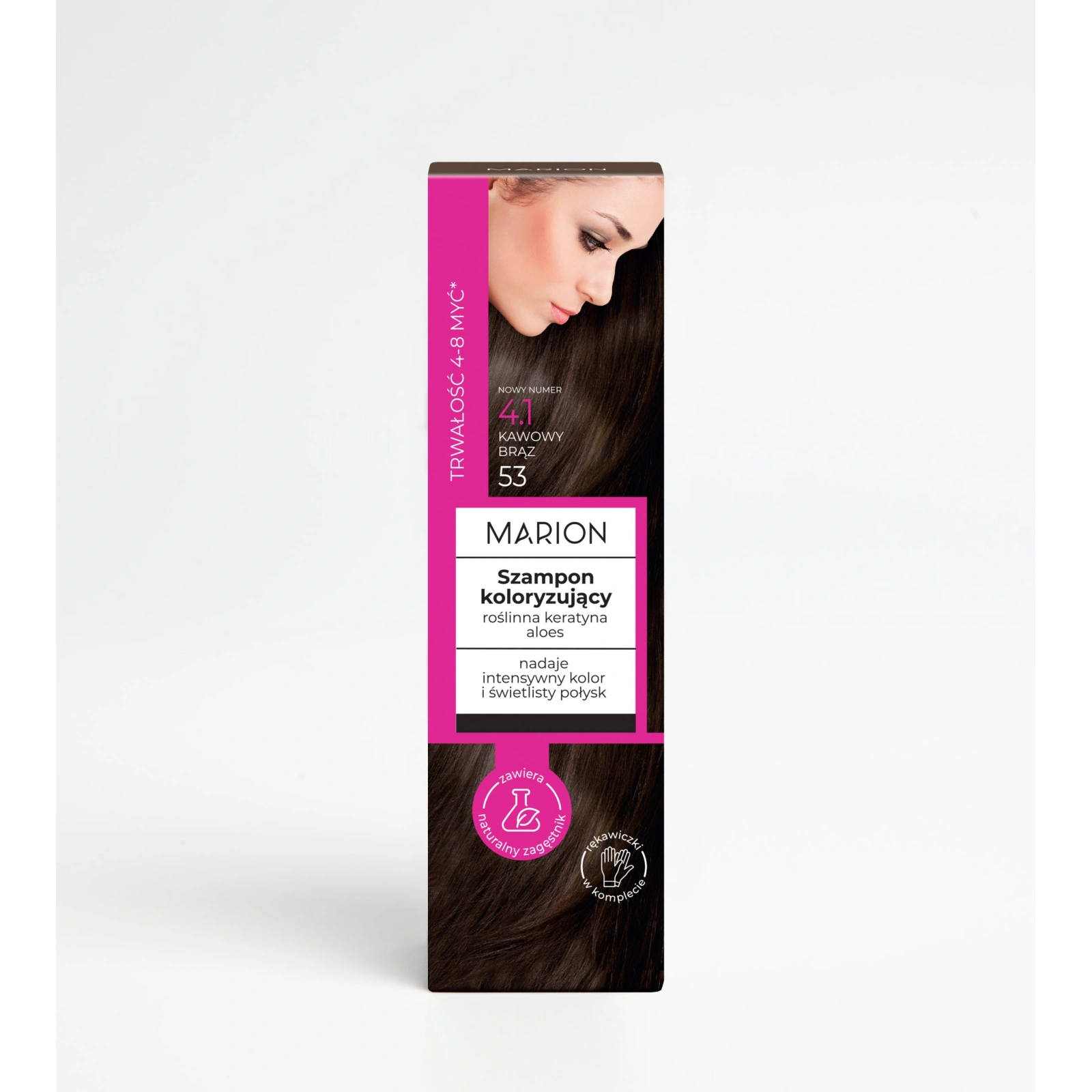 MARION szampon koloryzujący do włosów 4.1 Kawowy Brąz 100ml