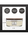 WOODWICK Core Hearthwick świeca w słoiku elipsa ISLAND COCONUT 453g