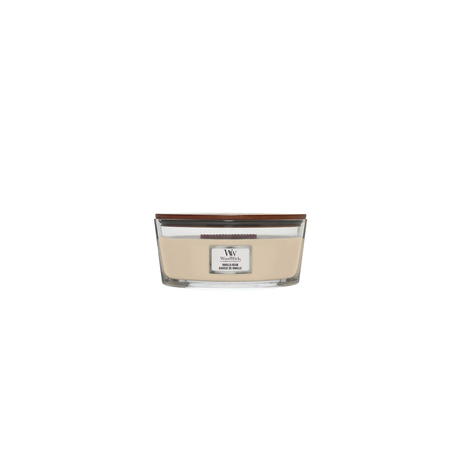 WOODWICK Core Hearthwick świeca w słoiku elipsa VANILLA BEAN 453g