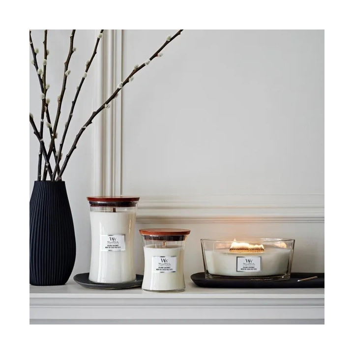 WOODWICK Core Hearthwick świeca w słoiku elipsa ISLAND COCONUT 453g