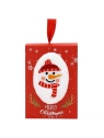 ECARLA świąteczny mini ręcznik w opakowaniu bałwanek 35x35cm REC59WZ3