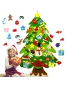 ECARLA świąteczna mata edukacyjna z filcu choinka 98x70cm TS02
