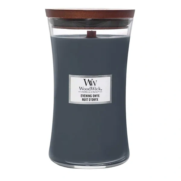 WOODWICK Pluswick Duża świeca w słoiku EVENING ONYX 609,5g