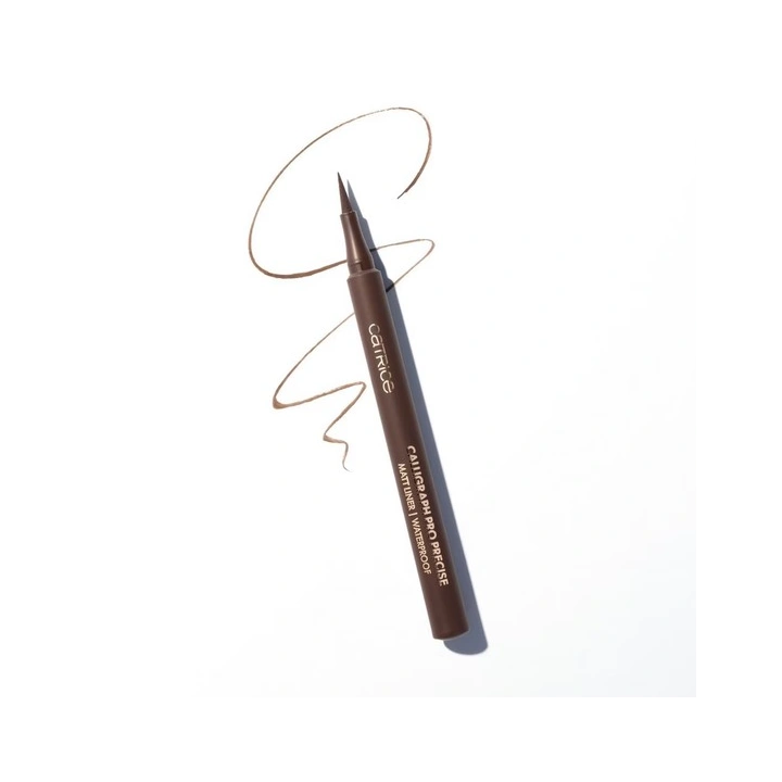 Catrice Calligraph Pro wodoodporny matowy eyeliner 020 Espresso Brown 1ml