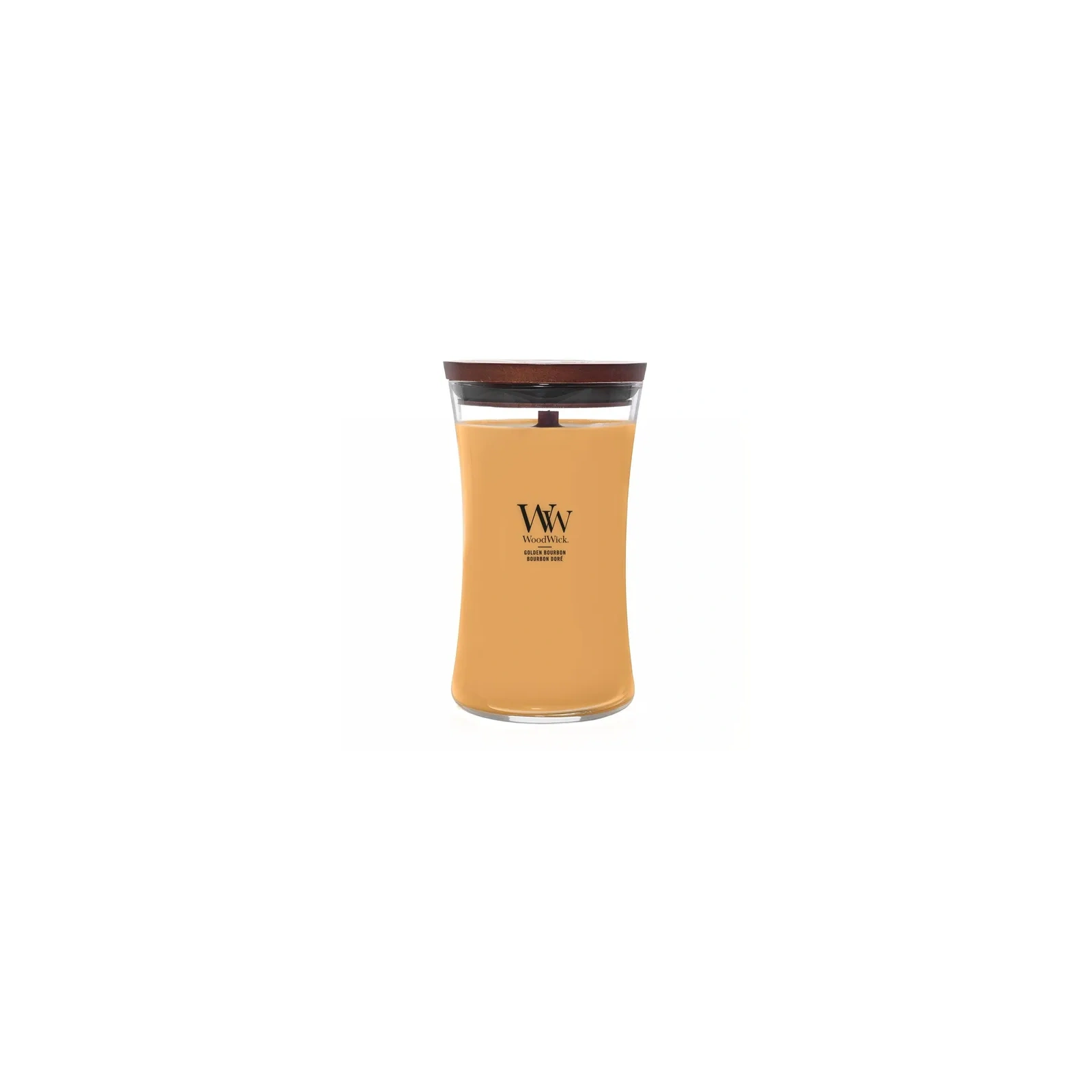 WOODWICK Pluswick Duża świeca w słoiku GOLDEN BOURBON 609,5g