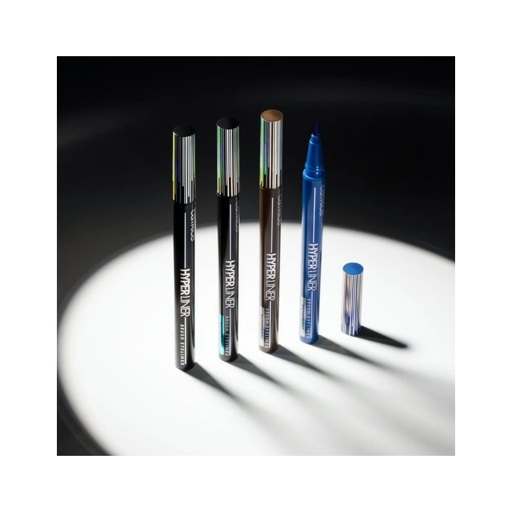 Catrice Hyper Liner Brush wodoodporny eyeliner 010 Ever Black 0,52ml