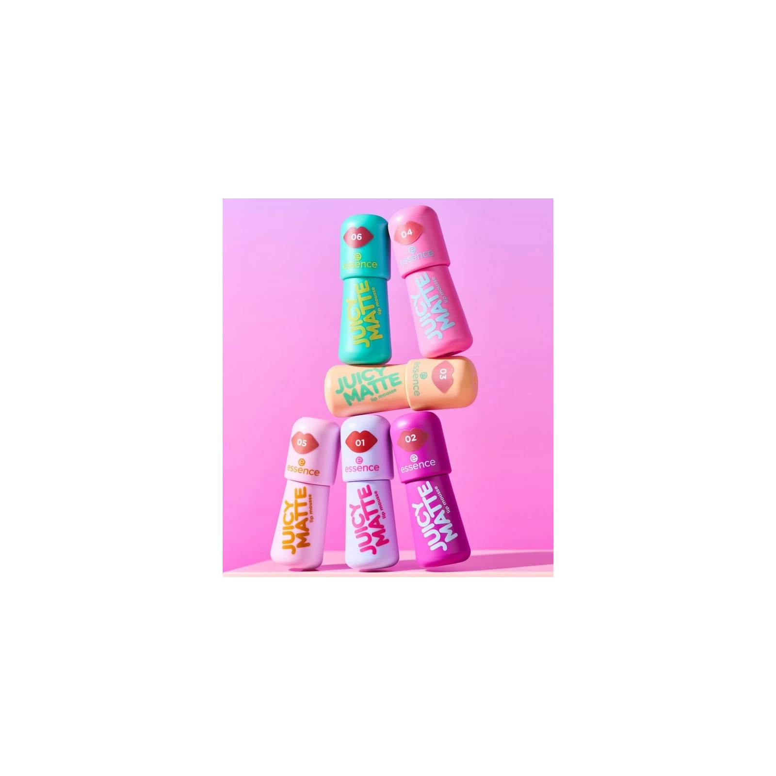 Essence Juicy Matte pomadka w musie 04 Dreamy Blossoms 2,7ml