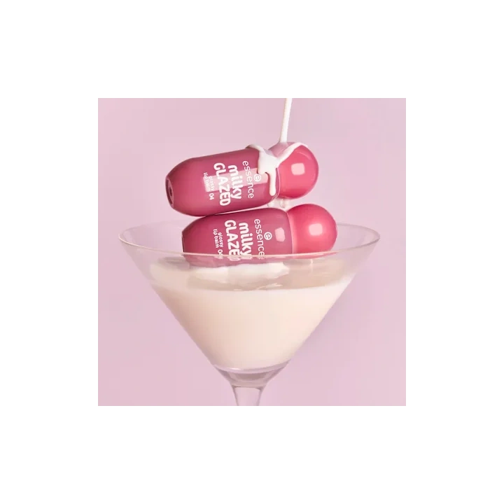 Essence Milky Glazed lśniący balsam do ust 04 Berry Au Lait 4ml
