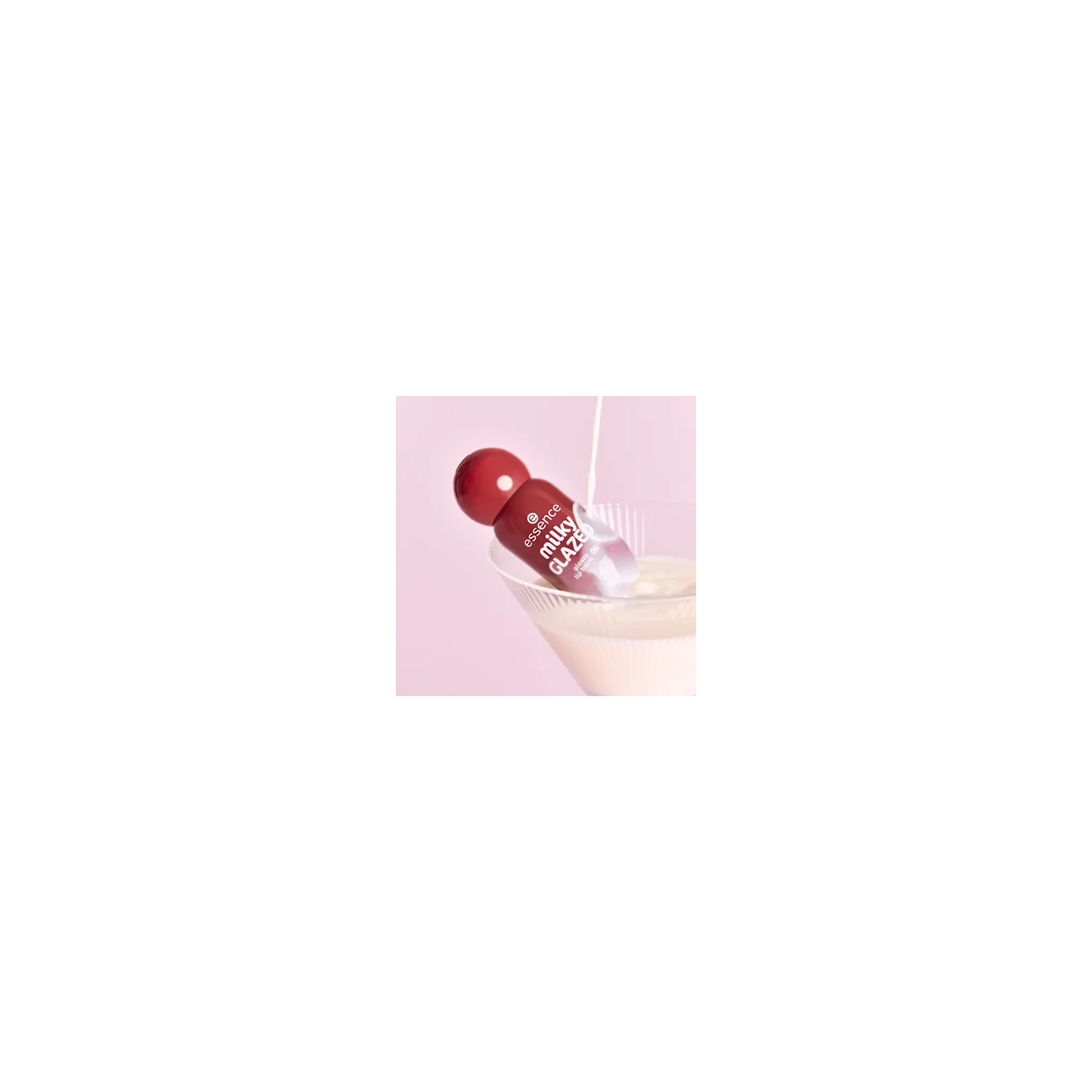 Essence Milky Glazed lśniący balsam do ust 06 Cherry on Top 4ml
