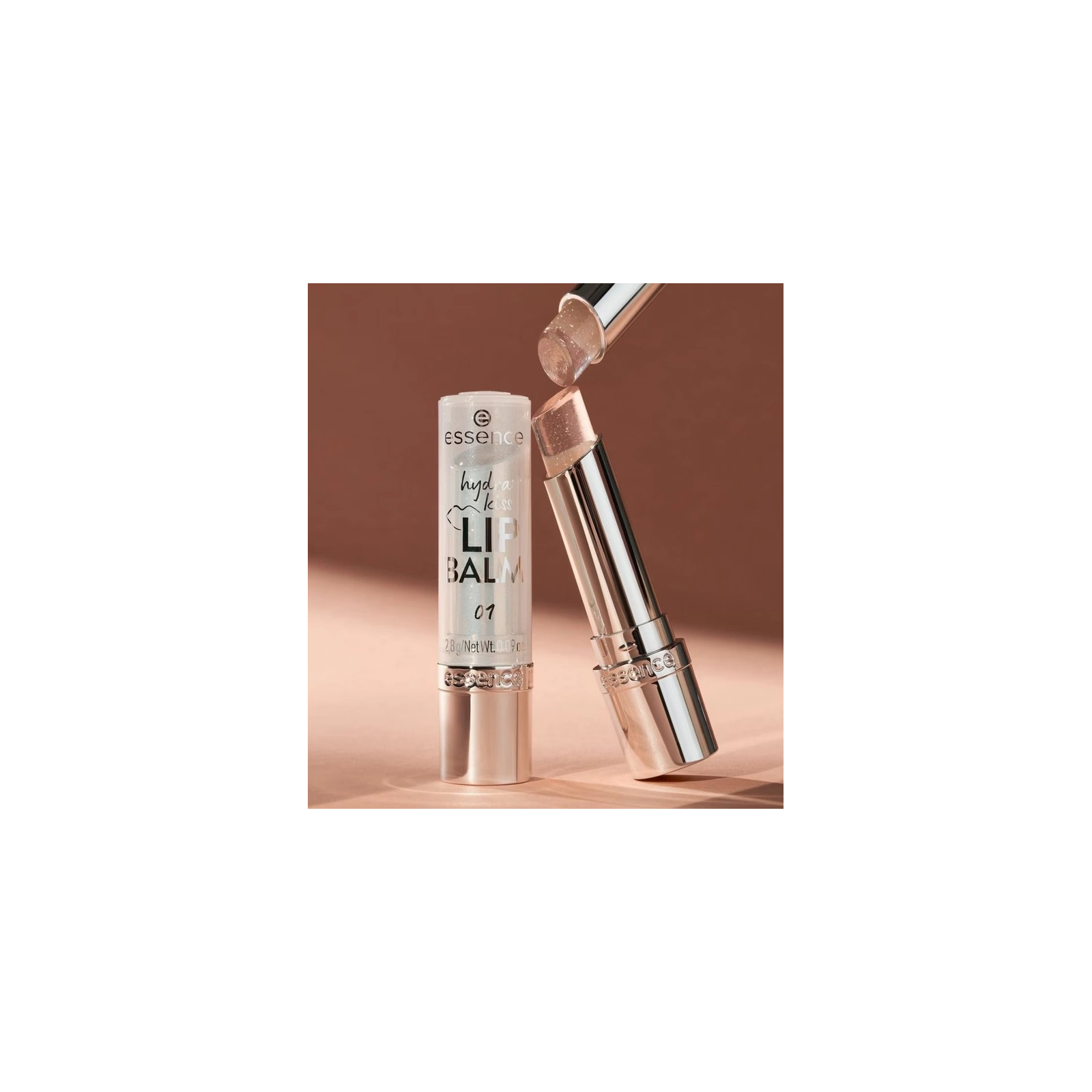 Essence Hydra Kiss nawilżający balsam do ust 01 Crystal Kiss 2,8g