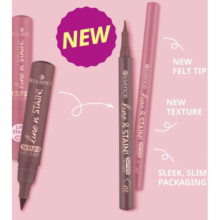 Essence Line & Stain! konturówka do ust 02 Must Have Brown 1,1ml