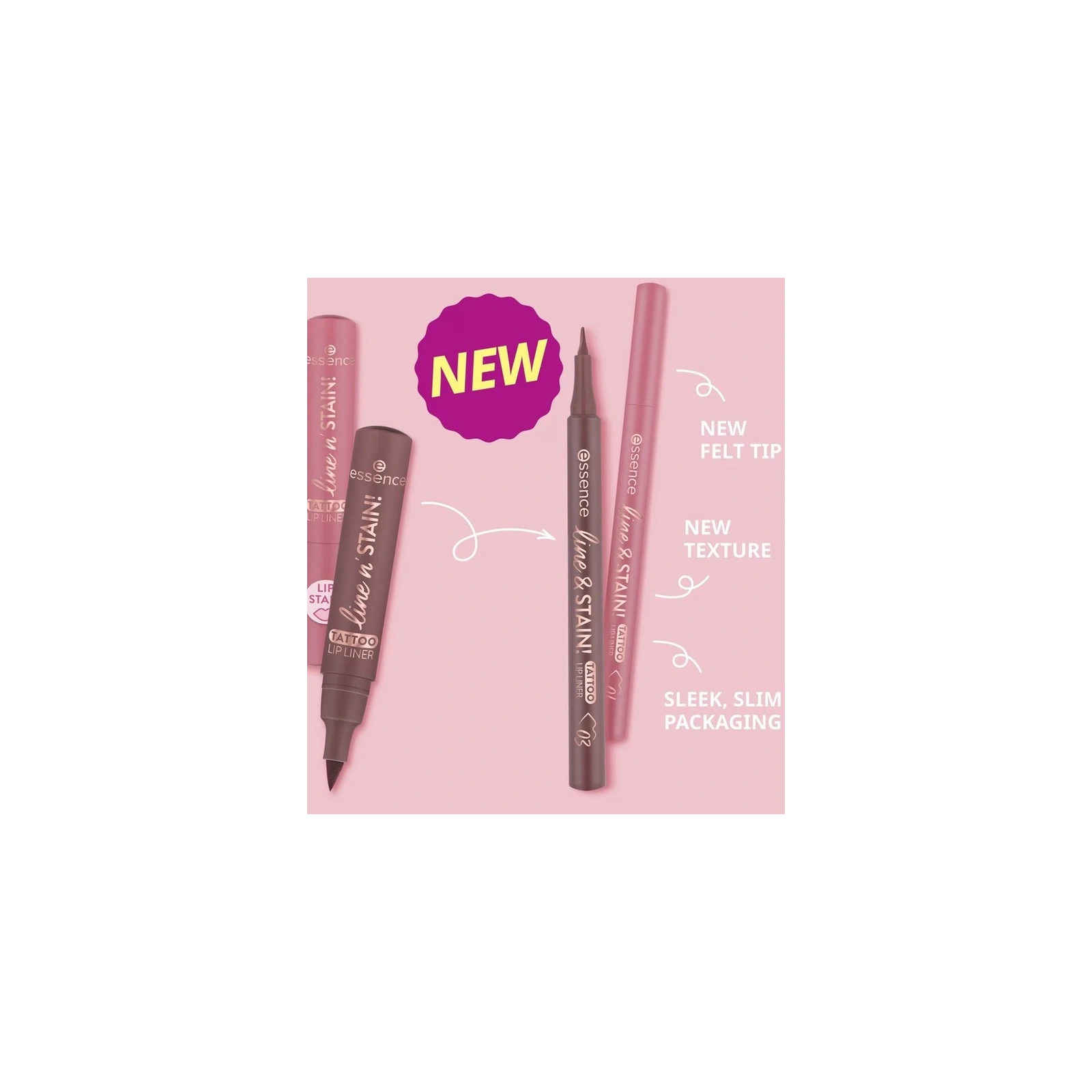 Essence Line & Stain! konturówka do ust 03 Make A Mauve 1,1ml