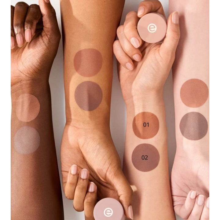 Essence Cream Eyeshadow kremowy matowy cień do powiek 01 Oak 5g