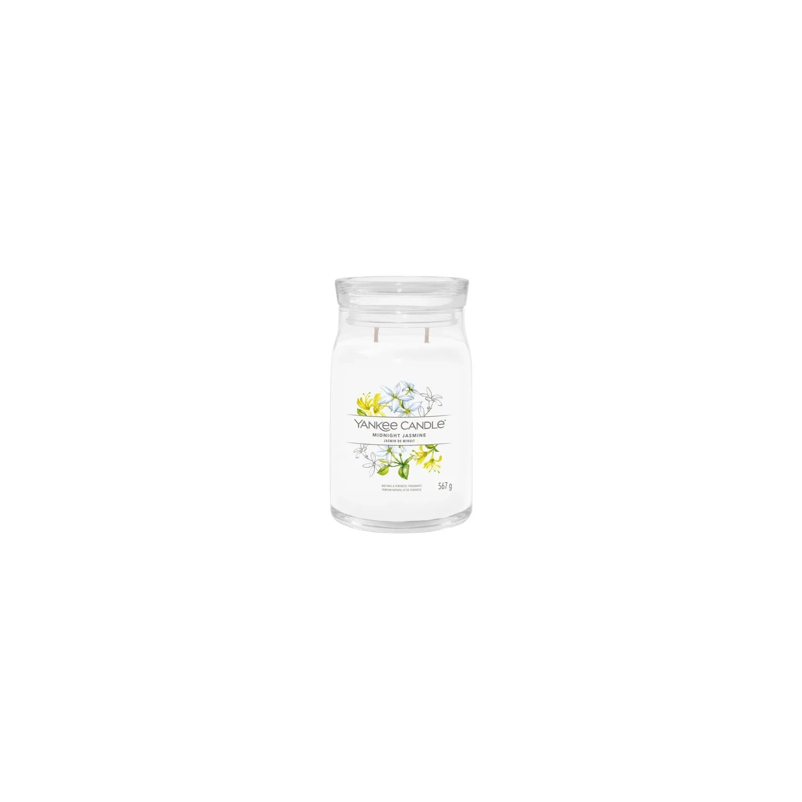 YANKEE CANDLE Signature Duża świeca w słoiku MIDNIGHT JASMINE 567g