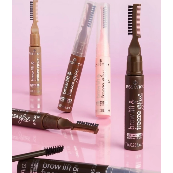 Essence Brow Lift & Freeze laminujący żel do brwi 04 Dark Brown 7ml
